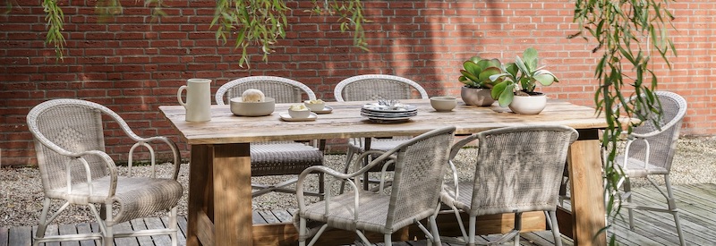 salle à manger en rotin synthétique Provence